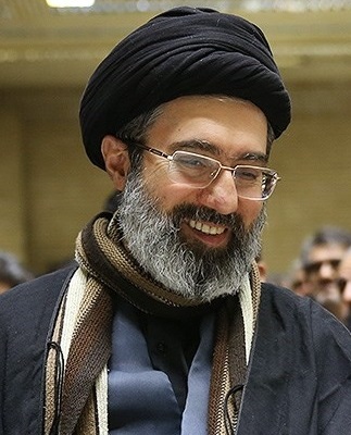 Mojtaba Khamenei, son of Ayatollah Ali Khamenei, stands with IRGC leaders in Tehran, 2025, amid speculation about his potential succession as Supreme Leader.